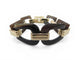 Bracelet Hermès Écuyère - Bracelet en corne de buffle et métal doré 58 Facettes 274427