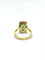 Bague 54.5 Bague en or jaune 18 carats avec émeraude et diamants 58 Facettes 1746698