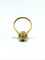 Bague 54.5 Bague en or jaune 18 carats avec émeraude et diamants 58 Facettes 1746698