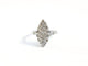 Bague 55 Bague marquise en or blanc 18 carats et diamants 58 Facettes NORM20251219-132