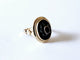 Bague 53 Bague - Onyx, grenat et diamants taille rose en or jaune 18 carats 58 Facettes VERM251219-171