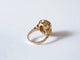 Bague 53 Bague - Onyx, grenat et diamants taille rose en or jaune 18 carats 58 Facettes VERM251219-171
