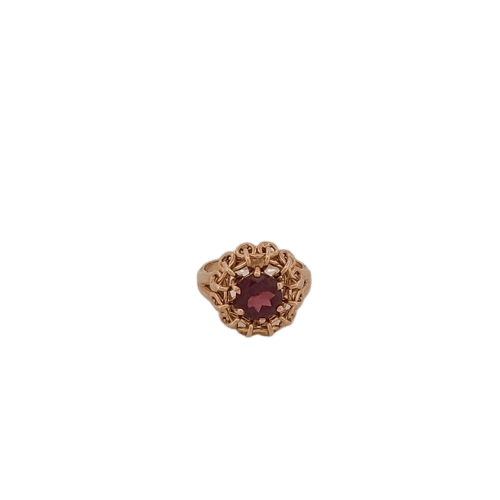 Bague 52 Bague rhodolite ronde en or jaune 18 carats 58 Facettes RV CREATION - 2909736-2504969
