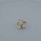 Bague 48 Bague perles de culture et diamants en or jaune 18 carats 58 Facettes RV CREATION - 3042192