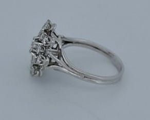 Bague 53.5 Bague diamants en or blanc 58 Facettes RV CREATION - 3042283