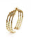 Bracelet Alessio Boschi Collection Milano - Bracelet jonc Duomo di Milano en or jaune 18 ct 58 Facettes ab