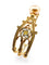 Bracelet Alessio Boschi Collection Milano - Bracelet jonc Duomo di Milano en or jaune 18 ct 58 Facettes ab