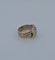 Bague 46.5 Bague en or jaune et blanc 18 carats avec diamants 58 Facettes RV CREATION - 2909894