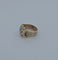 Bague 46.5 Bague en or jaune et blanc 18 carats avec diamants 58 Facettes RV CREATION - 2909894