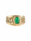 Bague 50 Sultan - Bague en or jaune 18 carats calcédoine 58 Facettes BO/220027 NSS