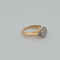 Bague 50 Bague fleur en or jaune 18 carats et diamants 58 Facettes RV CREATION - 2909760