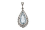 Pendentif Pendentif - Aigue-marine et diamants en or jaune 750 et platine 900 58 Facettes 11617