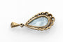 Pendentif Pendentif - Aigue-marine et diamants en or jaune 750 et platine 900 58 Facettes 11617