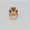 Bague 58 Bague topaze rectangulaire en or jaune 18 carats 58 Facettes RV CREATION - 3042174