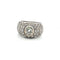 Bague 54 Bague - Solitaire pavé en or blanc avec diamants 58 Facettes 1031 E OC