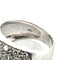 Bague 54 Bague - Solitaire pavé en or blanc avec diamants 58 Facettes 1031 E OC