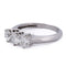 Bague 54 Bague trilogy en or blanc 18 carats et diamants taille brillant 58 Facettes AN69 (00049)