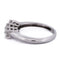 Bague 54 Bague trilogy en or blanc 18 carats et diamants taille brillant 58 Facettes AN69 (00049)