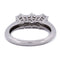 Bague 54 Bague trilogy en or blanc 18 carats et diamants taille brillant 58 Facettes AN69 (00049)