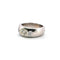 Bague 52 Bague bandeau en platine avec diamants taille old mine 58 Facettes 223/26 M