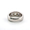Bague 52 Bague bandeau en platine avec diamants taille old mine 58 Facettes 223/26 M