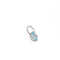 Pendentif Pendentif - Aigue-marine ovale en or blanc 750 58 Facettes 434731