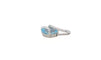 Pendentif Pendentif - Aigue-marine ovale en or blanc 750 58 Facettes 434731