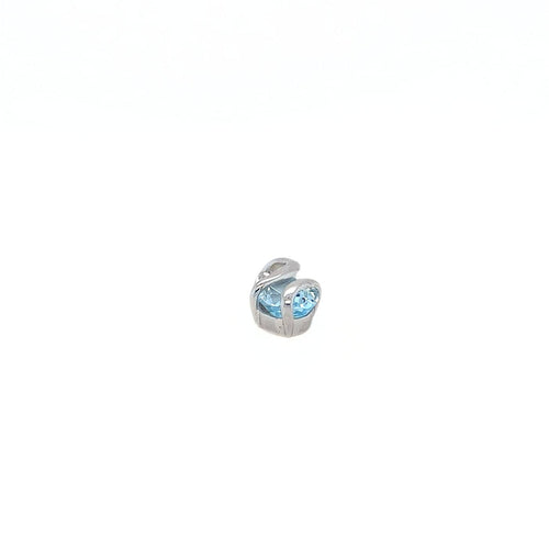 Pendentif Pendentif - Aigue-marine ovale en or blanc 750 58 Facettes 434731