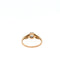 Bague 54.5 Bague solitaire Art déco bicolore en or 750 et diamants 58 Facettes 434761