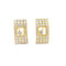 Boucles d'oreilles Chopard Happy Diamonds - Boucles d’oreilles puces en or jaune 18k et diamants 58 Facettes UN-0580