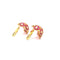 Boucles d'oreilles Boucles d'oreilles - Or jaune 18k, rubis de Birmanie et diamants 58 Facettes UN-0592
