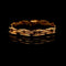 Bracelet Bracelet à maillons navette trois rangs en or jaune 18K 58 Facettes UN-0803