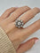 Bague 53 Bague en or blanc 18K sertie de diamants 2,1 ct 58 Facettes 1853