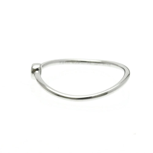 Bague 50 Tiffany & Co. Elsa Peretti Wave - Bague en platine et diamant 58 Facettes kqsez9v1wr