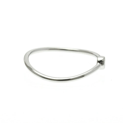 Bague 50 Tiffany & Co. Elsa Peretti Wave - Bague en platine et diamant 58 Facettes kqsez9v1wr