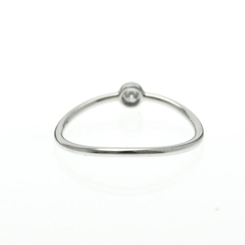 Bague 50 Tiffany & Co. Elsa Peretti Wave - Bague en platine et diamant 58 Facettes kqsez9v1wr