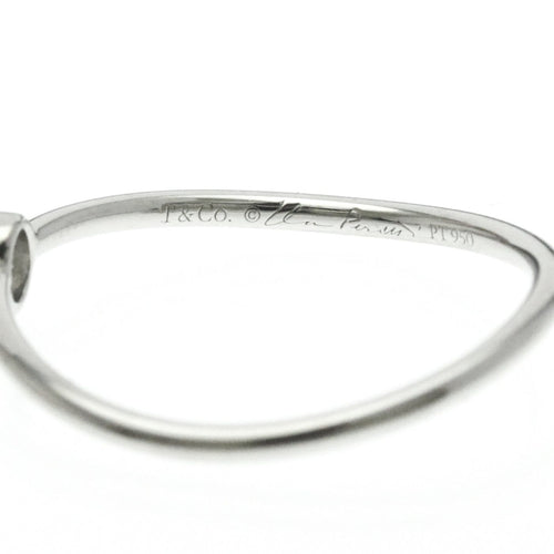 Bague 50 Tiffany & Co. Elsa Peretti Wave - Bague en platine et diamant 58 Facettes kqsez9v1wr