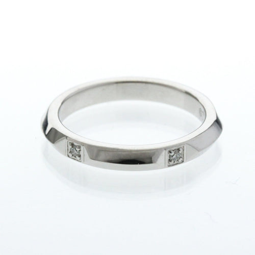 Bague Tiffany & Co. - Bague True Band en platine avec 5 diamants 58 Facettes ikcm17f4gg