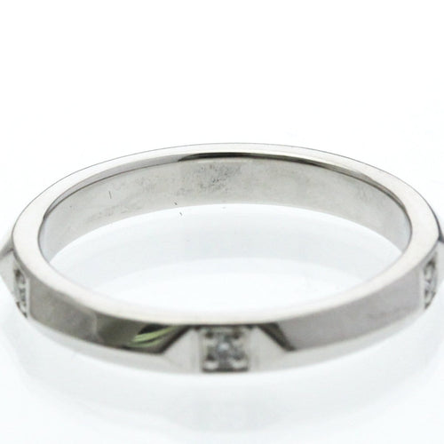 Bague Tiffany & Co. - Bague True Band en platine avec 5 diamants 58 Facettes ikcm17f4gg