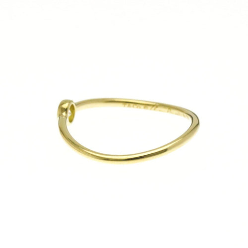 Bague 47 Tiffany & Co. Elsa Peretti Wave - Bague en or jaune 18K et diamant 58 Facettes ysp2ueba35