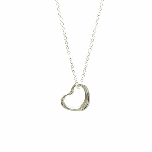 Pendentif Tiffany & Co. Elsa Peretti - Pendentif Open Heart en platine 58 Facettes kr1fyh8nv5