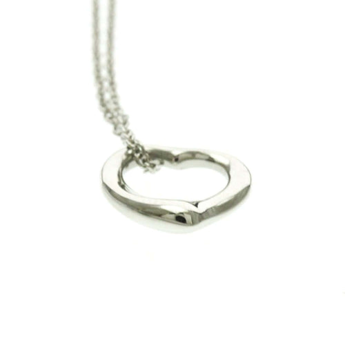 Pendentif Tiffany & Co. Elsa Peretti - Pendentif Open Heart en platine 58 Facettes kr1fyh8nv5
