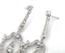 Boucles d'oreilles Boucles d'oreilles Art déco en or blanc 18 ct avec diamants 58 Facettes 90/26 A