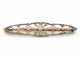 Broche Broche ancienne en or 18 carats et platine, perles et diamants 58 Facettes bpd