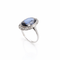 Bague 54 Art déco - Bague en or et platine au saphir et diamants 58 Facettes Art déco Bague en or et platine sertie de saphir et diamants