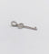 Pendentif Pendentif clé vintage en or blanc 18k pavé de diamants 58 Facettes A07034