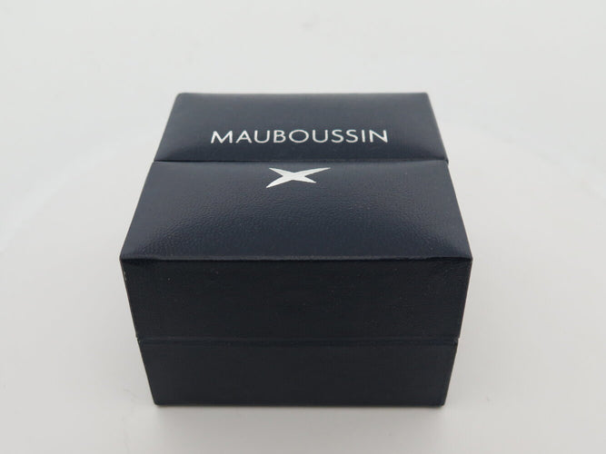 Bague 52 Mauboussin Nuit d'Amour - Bague en or blanc et aigue-marine, diamants et saphirs 58 Facettes 274240