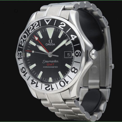 Montre Omega Montre Seamaster Diver 300M Gmt 50Th Anniversary 58 Facettes MT46341