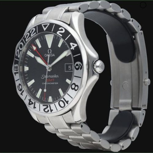 Montre Omega Montre Seamaster Diver 300M Gmt 50Th Anniversary 58 Facettes MT46341