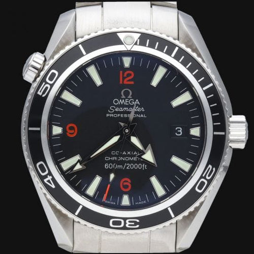 Montre Omega Seamaster Planet Ocean 600M - Montre automatique homme 42 mm acier 58 Facettes MT46268